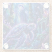 SeaTurtleFantasy Glasuntersetzer (Rückseite)