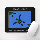 Seaturtles Haiku-Kunst Mousepad (Mit Mouse)