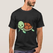 Seaurtle friends retro girl T-Shirt (Vorderseite)