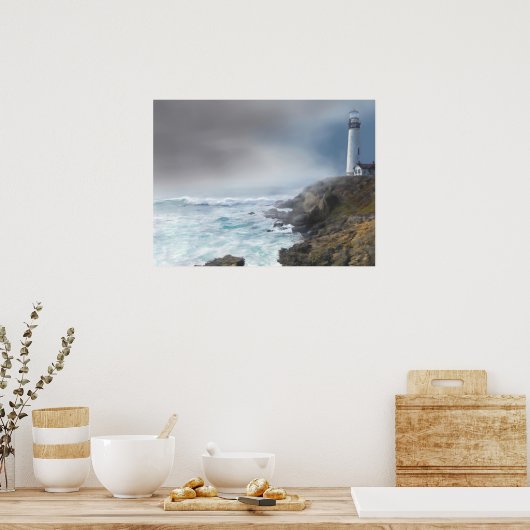 SeaView 286 Leuchtturm Poster (Küche)