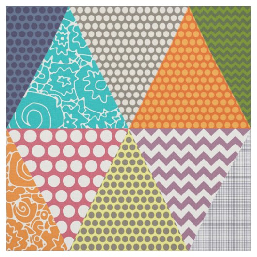 Seaview Beauty-Dreiecke Stoff (Muster)