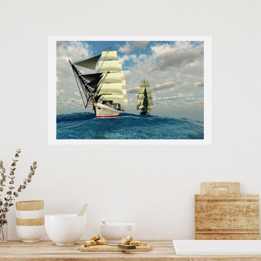 SEAWAY DRUCKEN POSTER (Küche)