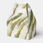 Seaweed Abstrakt Green Art Dankeschön-Box Geschenkschachtel (Rückseite)