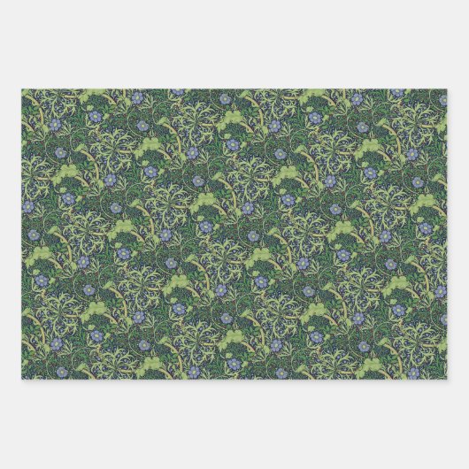 Seaweed art nouveau design by William Morris Geschenkpapier Set (Vorderseite 2)