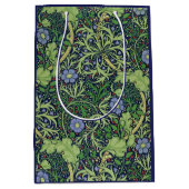 Seaweed art nouveau design by William Morris Mittlere Geschenktüte (Vorderseite)