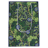 Seaweed art nouveau design by William Morris Mittlere Geschenktüte (Rückseite)
