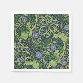 Seaweed art nouveau design van William Morris Serviette (Vorderseite)