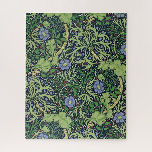 Seaweed Art Nouveau Design von William Morris Puzzle (Vertikal)