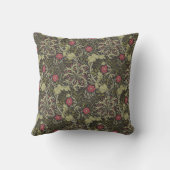 Seaweed Floral Print von William Morris Kissen (Rückseite)