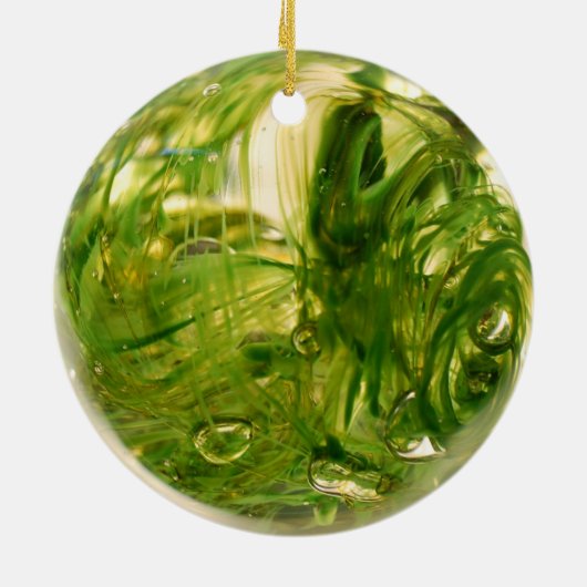 Seaweed Globe Keramik Ornament (Hinten)