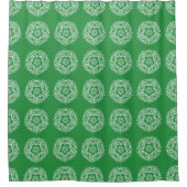 Seaweed Mandala Duschvorhang (Vorderseite)