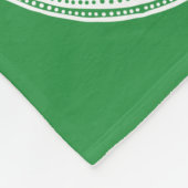 Seaweed Mandala Fleecedecke (Ecke)