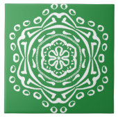 Seaweed Mandala Fliese (Vorderseite)