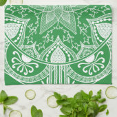 Seaweed Mandala Geschirrtuch (Gefaltet)