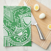 Seaweed Mandala Geschirrtuch (Viertel Falte)