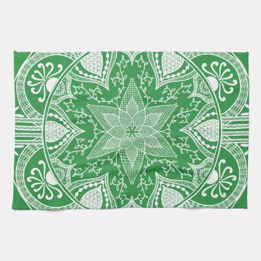 Seaweed Mandala Geschirrtuch (Horizontal)
