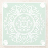 Seaweed Mandala Glasuntersetzer (Rückseite)