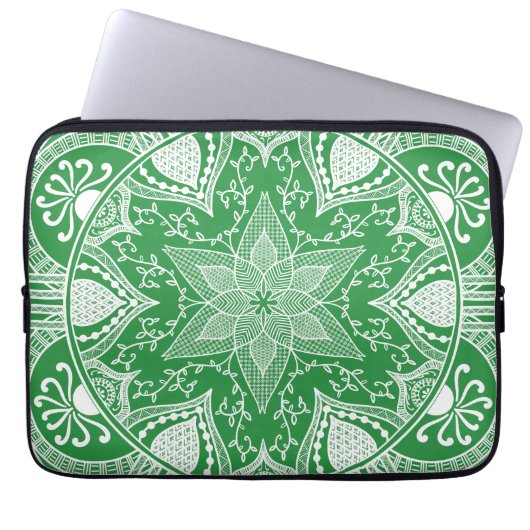 Seaweed Mandala Laptopschutzhülle (Vorderseite)