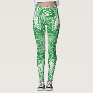 Seaweed Mandala Leggings