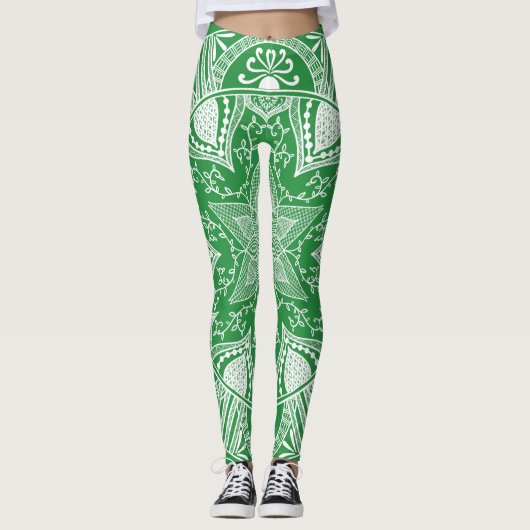 Seaweed Mandala Leggings (Vorderseite)