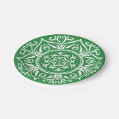 Seaweed Mandala Pappteller (Schrägansicht)