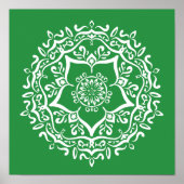 Seaweed Mandala Poster (Vorne)