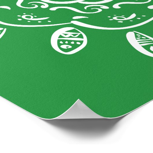 Seaweed Mandala Poster (Ecke)