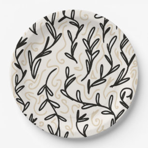 Seaweed Napkins Pappteller