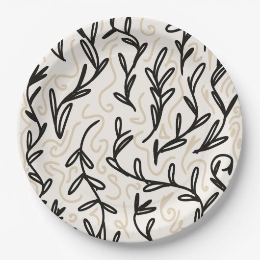 Seaweed Napkins Pappteller (Vorderseite)