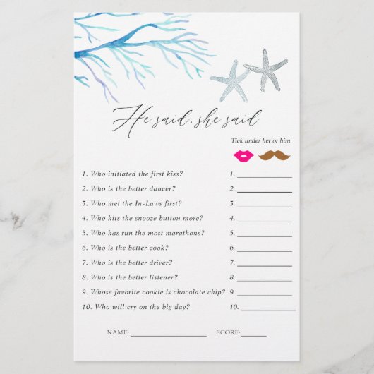 Seaweed Nautical Showspiel (Vorderseite)