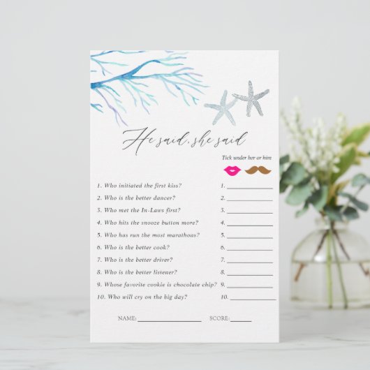 Seaweed Nautical Showspiel (Stehend Vorderseite)