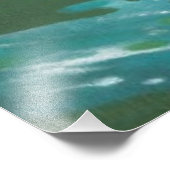 Seaweed on a Wave Foto Print von Margaret Juul (Ecke)