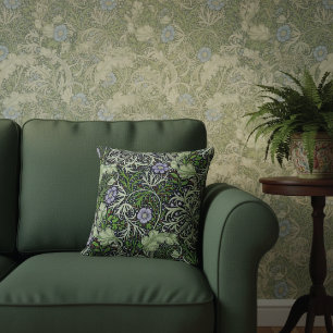 Seaweed Pattern Lilac-Blume Kissen