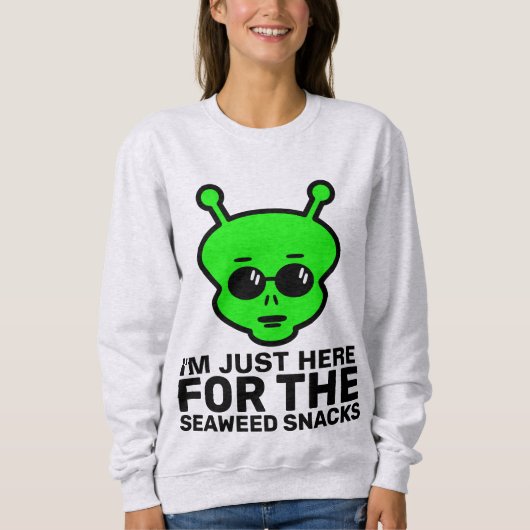 SEAWEED SNACKS FUNNY VEGANE T - SHIRT (Vorderseite)