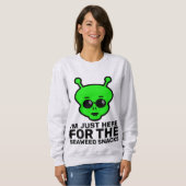 SEAWEED SNACKS FUNNY VEGANE T - SHIRT (Vorne ganz)