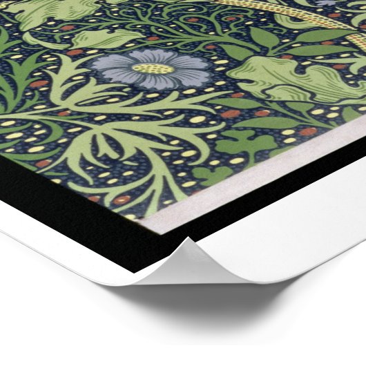 Seaweed Wallpaper Design, gedruckt von John Henry Poster (Ecke)