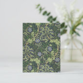 Seaweed Wallpaper Design, gedruckt von John Henry  Postkarte (Stehend Vorderseite)