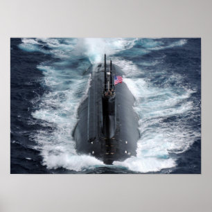 Seawolf-klasse Unterwasser-USS Connecticut Poster