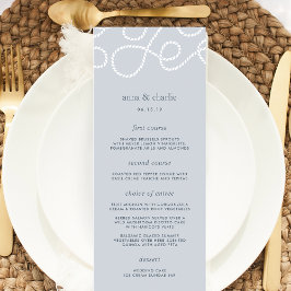 Seaworthy Wedding Menu Card | Nebel Menükarte