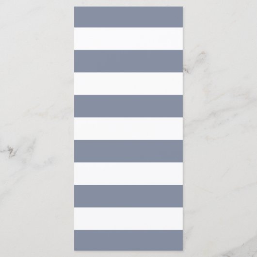 Seaworthy Wedding Menu Card | Verspätung Menükarte (Rückseite)