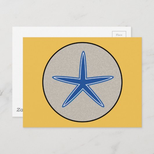 Seba - Ägyptischer Star Postkarte (Vorne/Hinten)