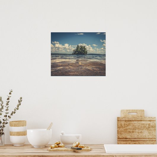 Sebago Lake Island, Value Poster Paper (Matte) (Küche)