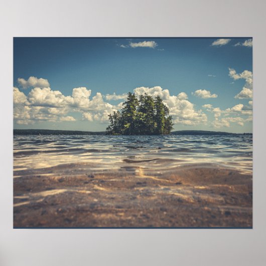 Sebago Lake Island, Value Poster Paper (Matte) (Vorne)