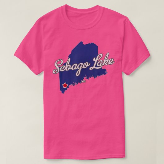 Sebago Lake Maine T-Shirt (Design vorne)