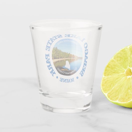 Sebago Lake SP Schnapsglas (Rückseite)