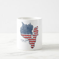 Sebago See-Maine-Karten-Tasse