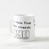 Sebas Periodenname Tasse (Vorderseite Links)