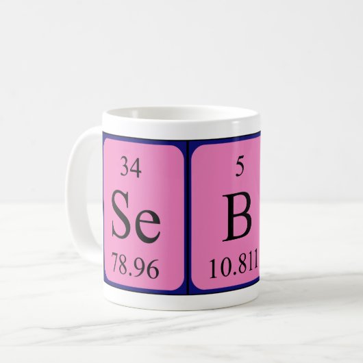 Sebas Periodenname Tasse (Vorderseite Links)