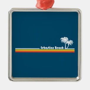 Sebastian Beach Fort Lauderdale Florida Ornament Aus Metall
