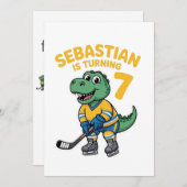 Sebastian Birthday 7th  Einladung (Vorne/Hinten)